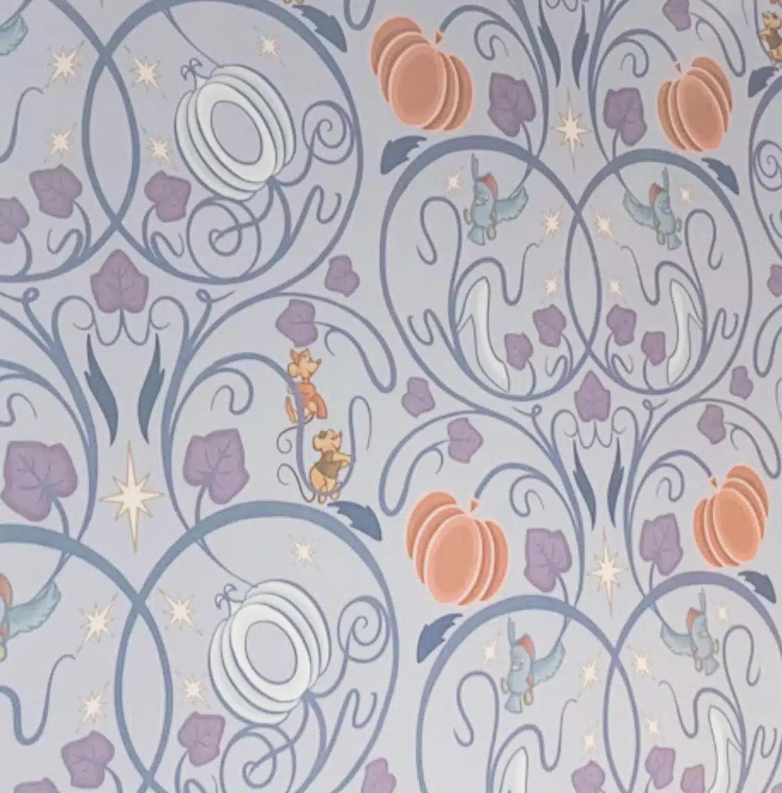 Cinderella Pattern on the Disney Wish Decor