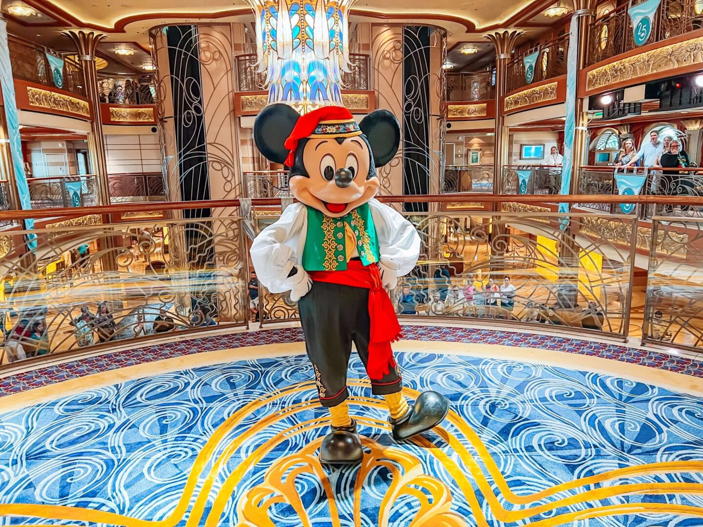 Disney Characters on a Disney Cruise