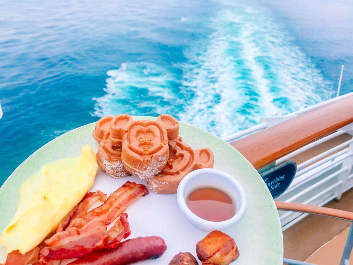 Mickey Waffles Disney Cruise Food