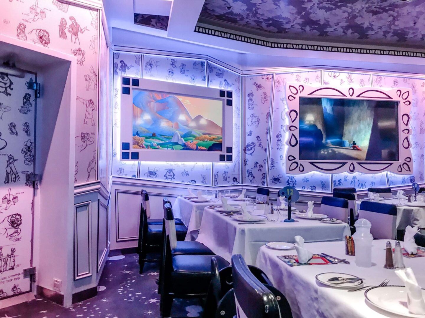 Animators Palate Disney Cruise Restaurant