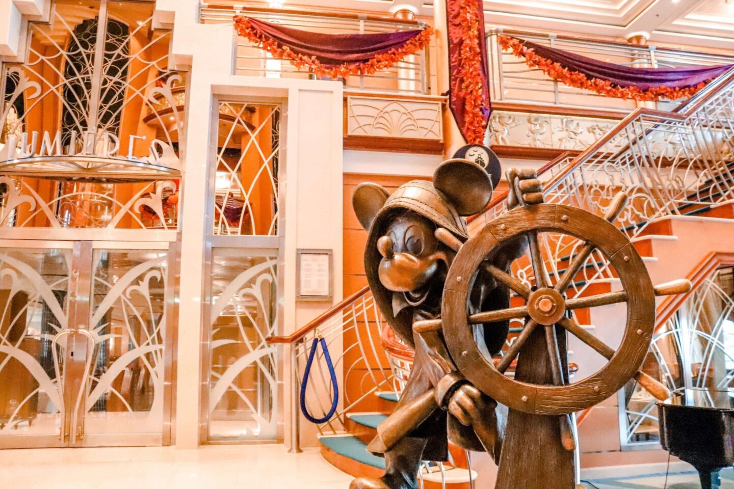 Disney Magic Cruise Lobby