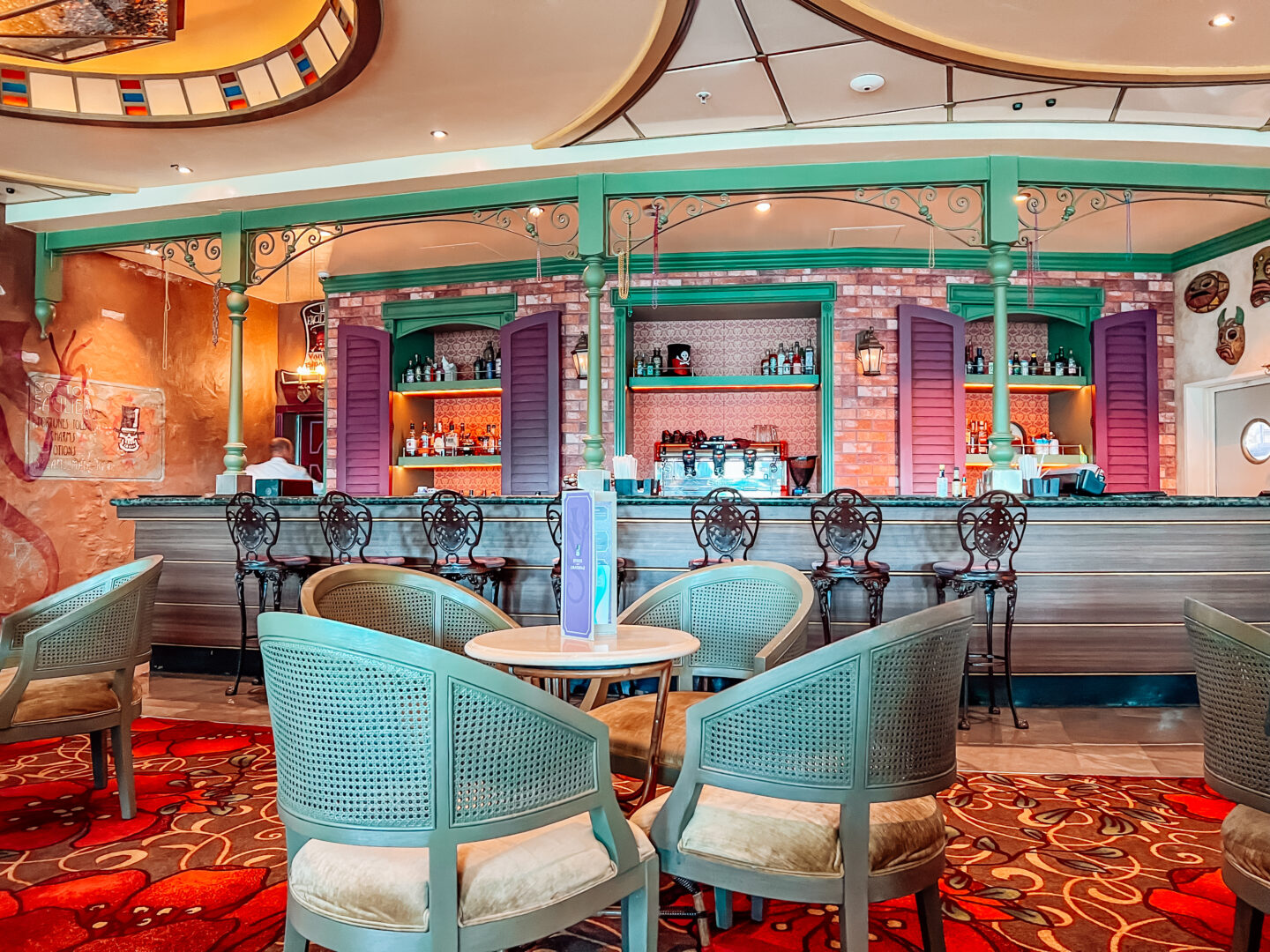 French Quarter Lounge on the Disney Cruise Ship Wonder