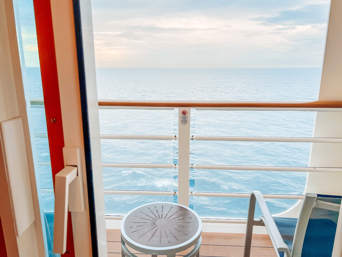 Verandah on a Disney Cruise