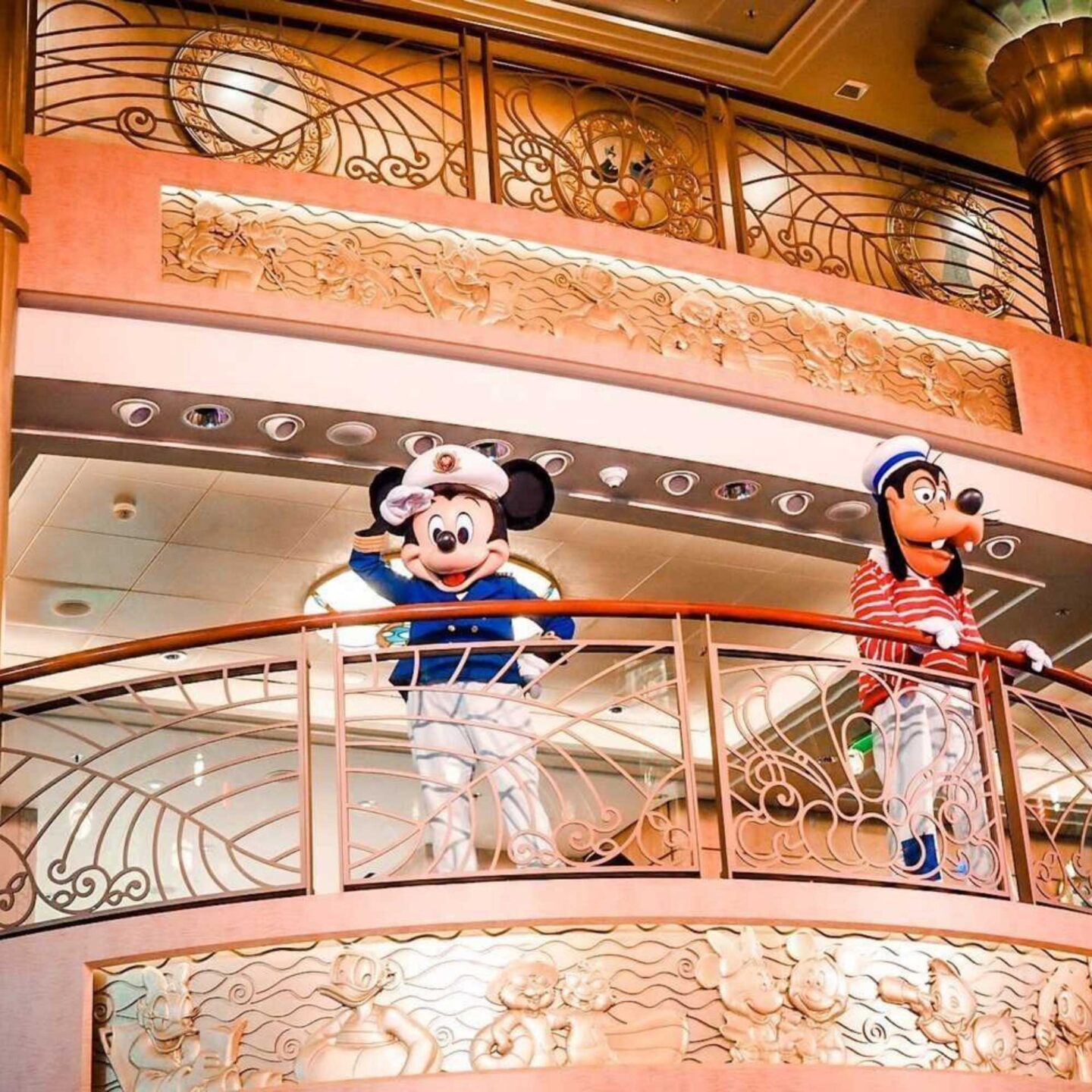 Disney Characters on a Disney Cruise