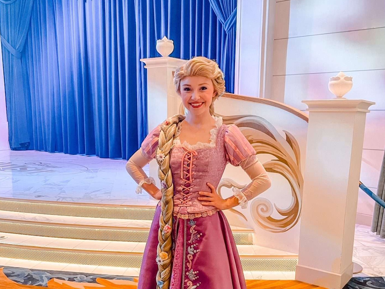 Rapunzel on a Disney Cruise