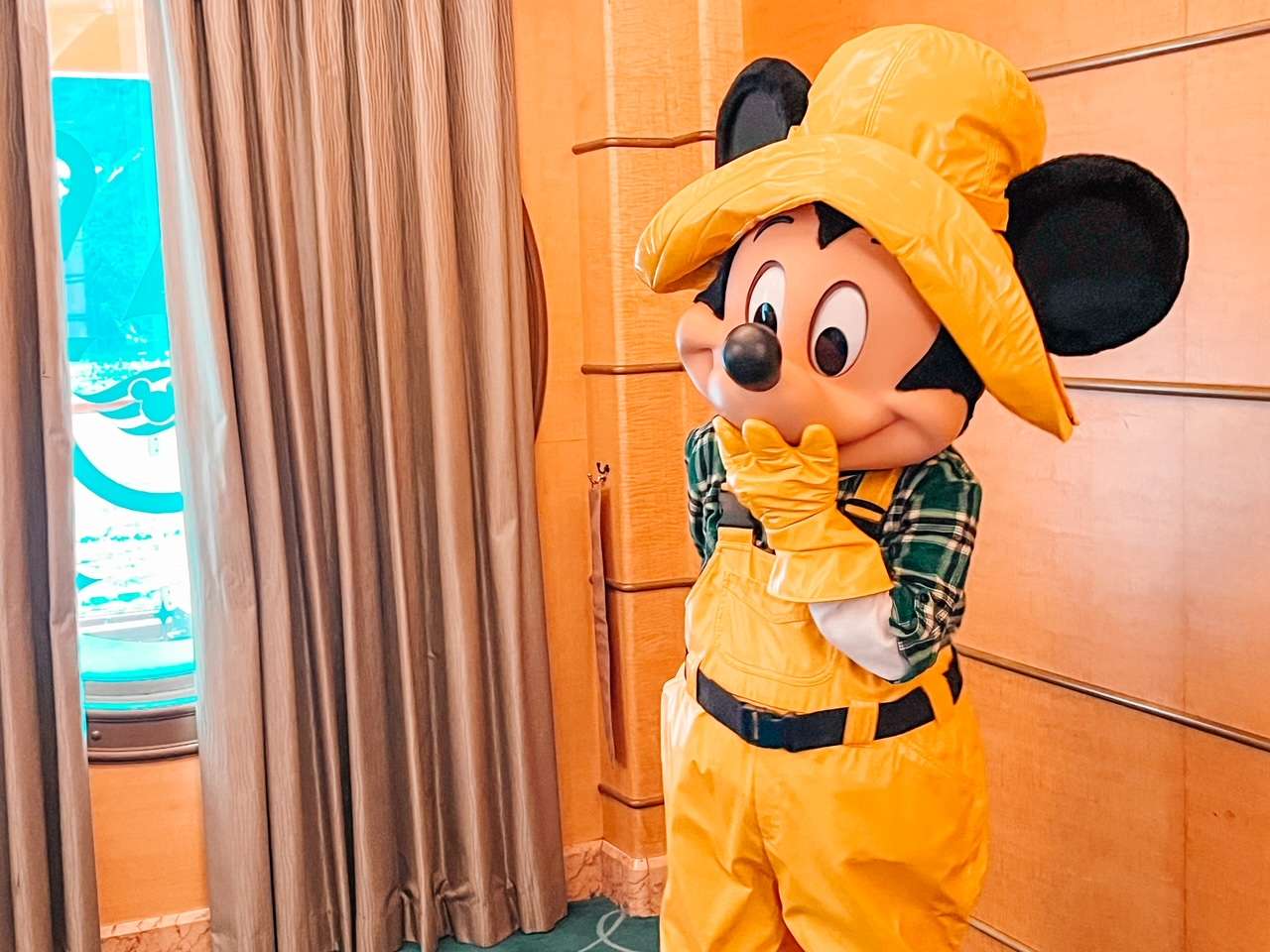 Mickey Mouse on a Disney Cruise