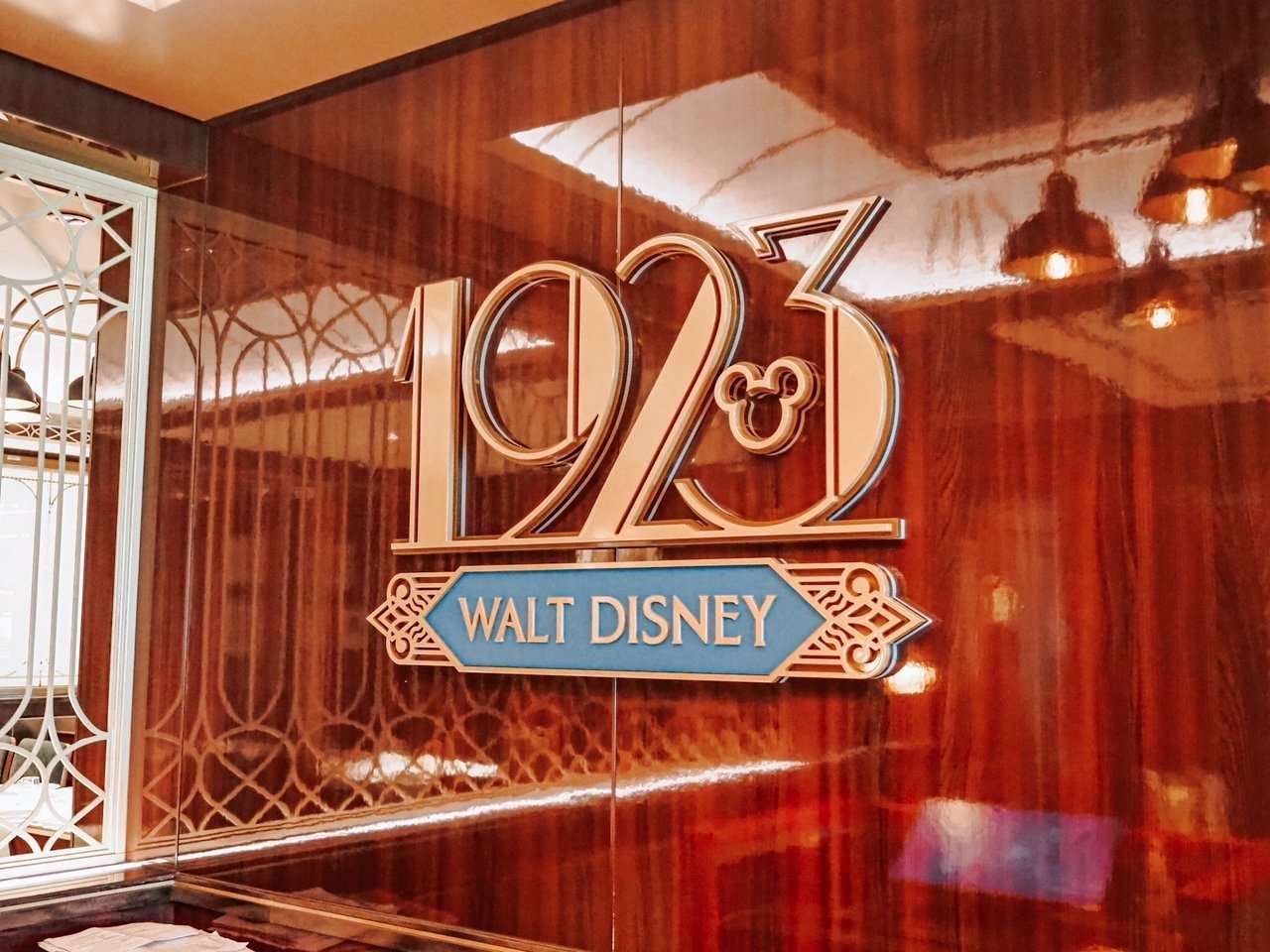 1923 Restaurant on the Disney wish