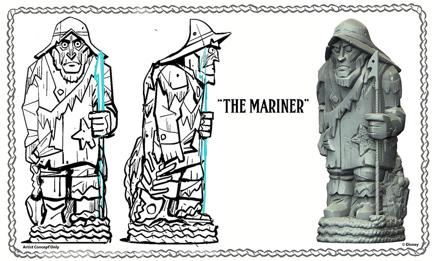"The Mariner" Mug Haunted Mansion Parlor Bar Merchandise Disney Cruise