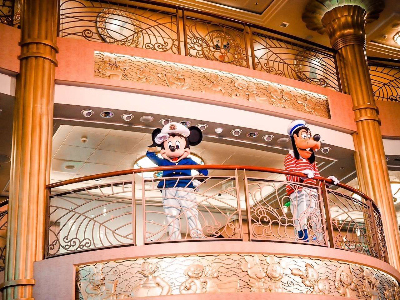 Mickey and Goofy Disney Cruise