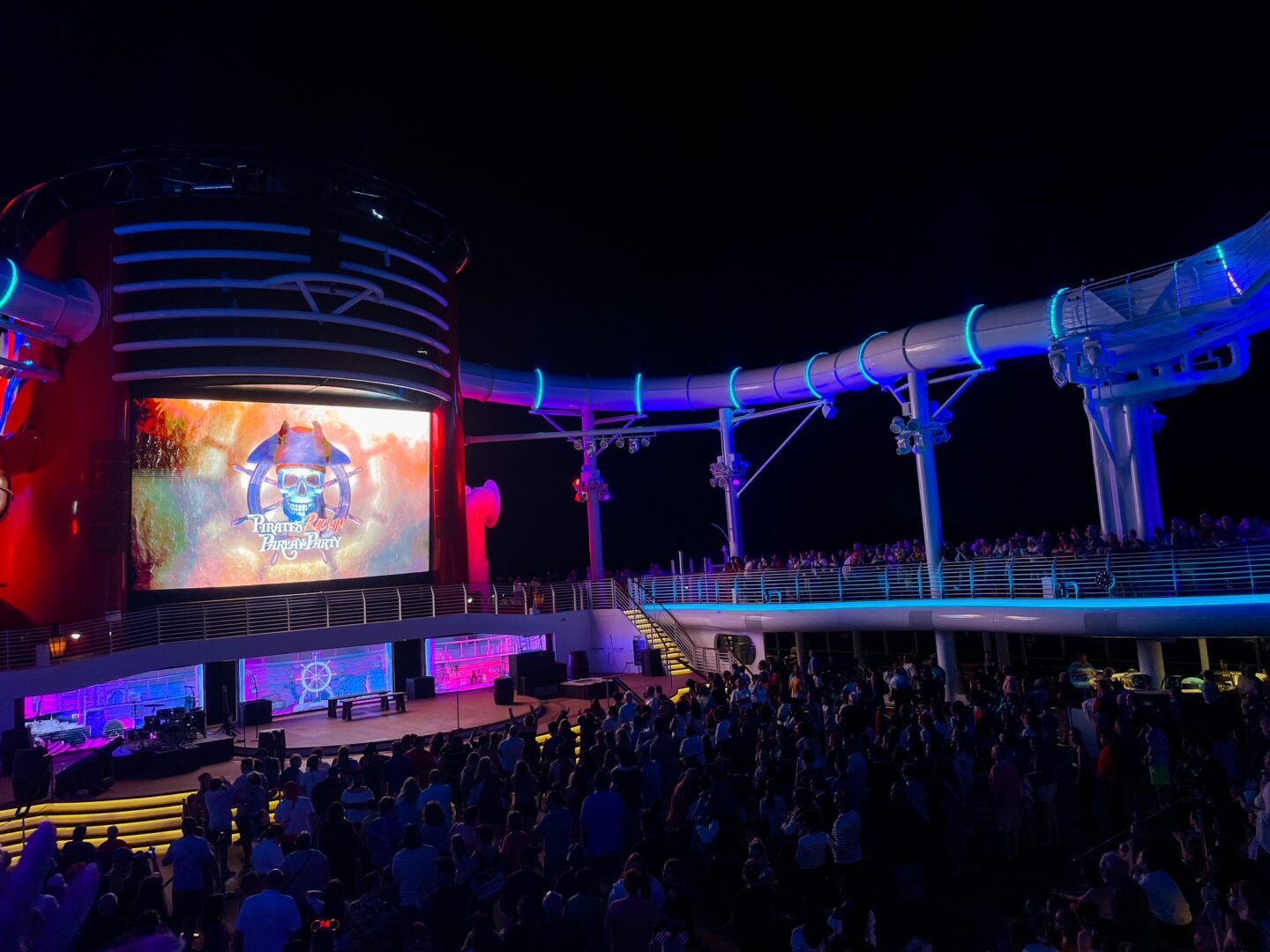 Pirates Rockin Parlay Party on a Disney Cruise