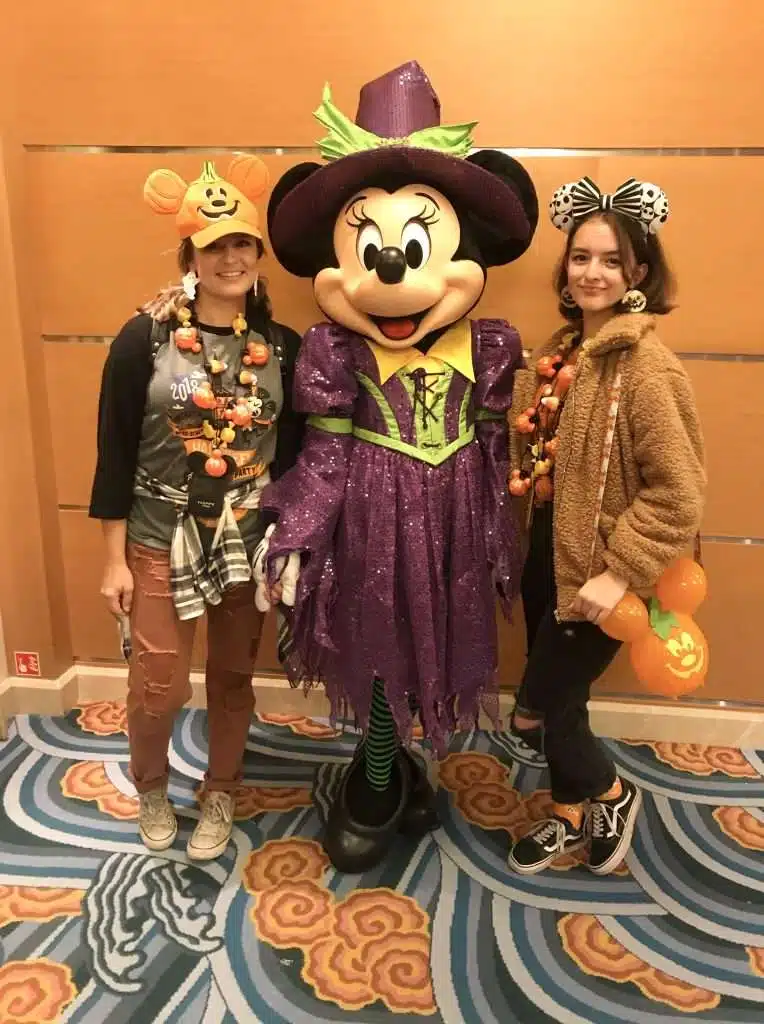 Halloween Characters on a Disney Cruise