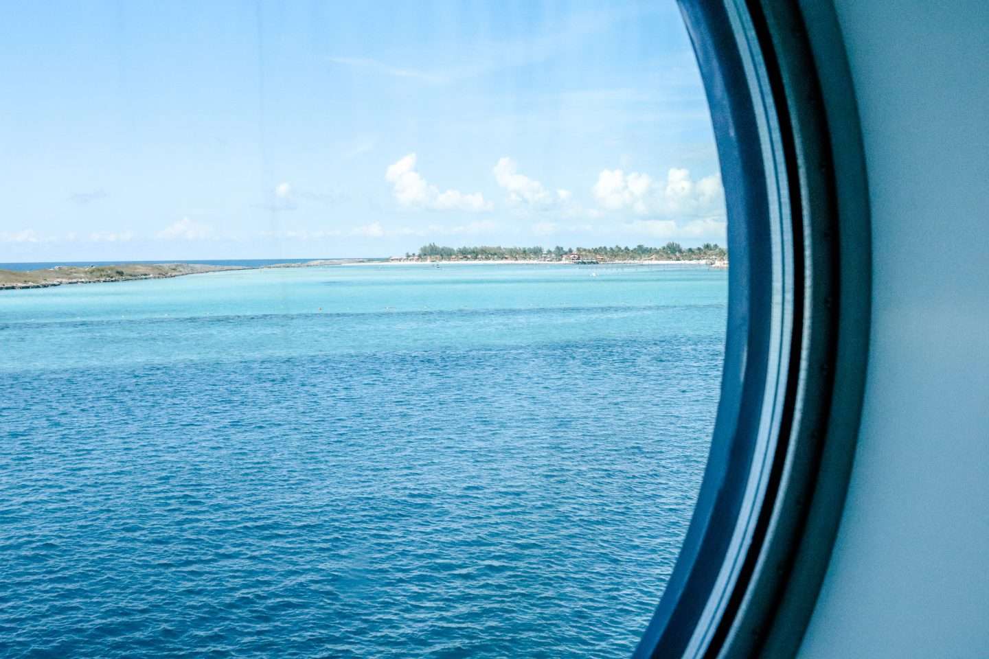 Porthole on a Disney Cruise Ship