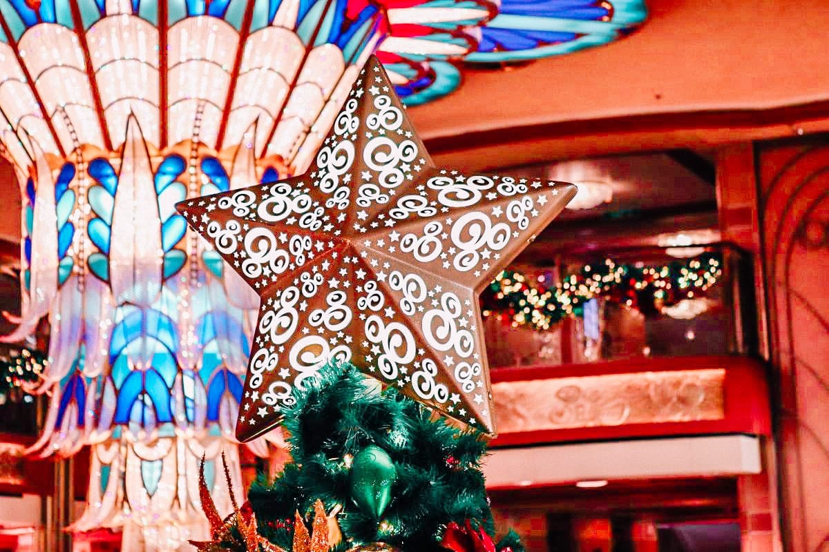 Star on a Christmas Tree Disney Dream Cruise