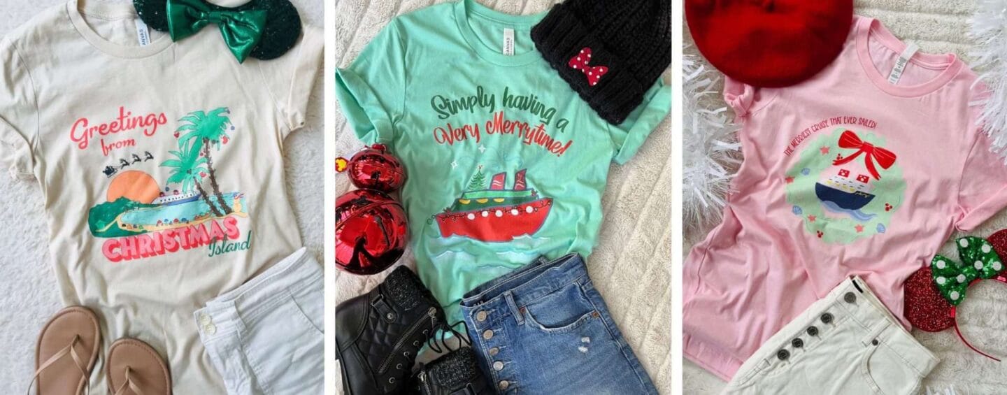 Disney christmas cruise shirts polka dot pixie shop