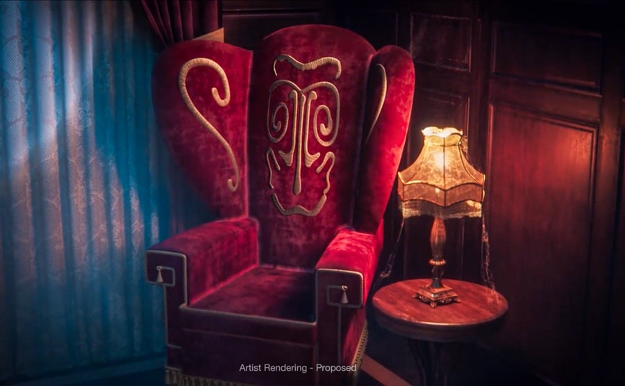 Disney Cruise Haunted Mansion Bar Donald Duck Chair