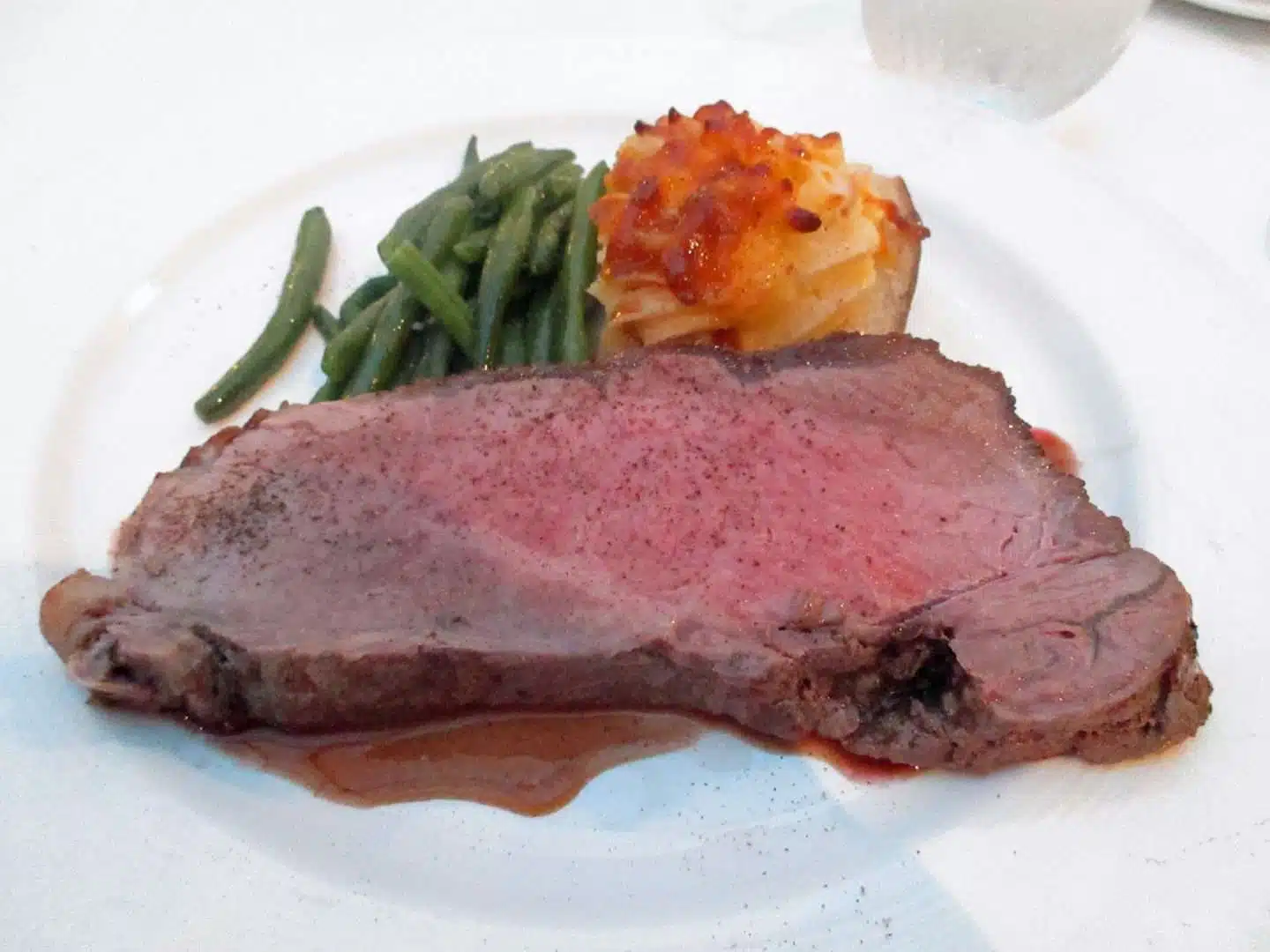 Food at Tritons on the Disney Wonder Cruise Ship