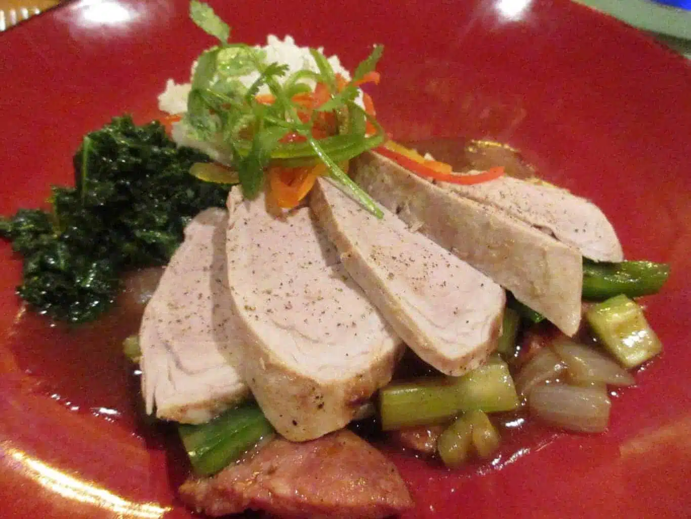 Chicken Food on the Disney Wonder Cruise