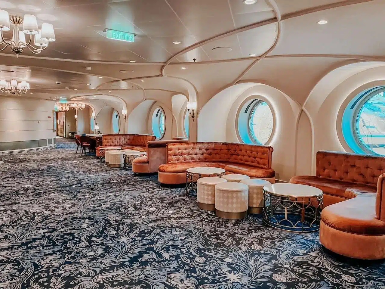 Disney Lounge Spaces on the Disney Wish