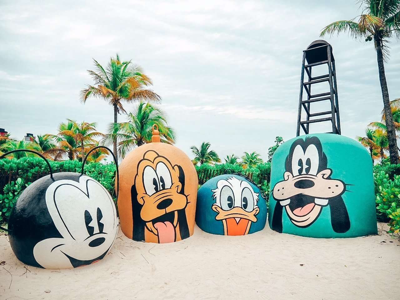 Castaway Cay Mickey and Friends Buoy Photo Op