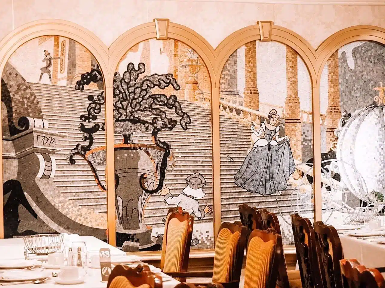 Cinderella Mural at Royal Palace Restaurant