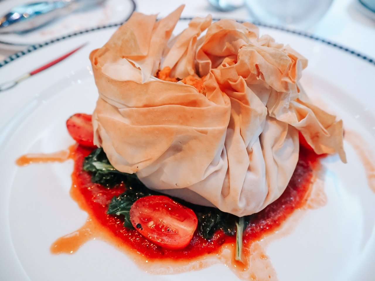 Food at Animators Palate Pursettes Phylo Vegetarian