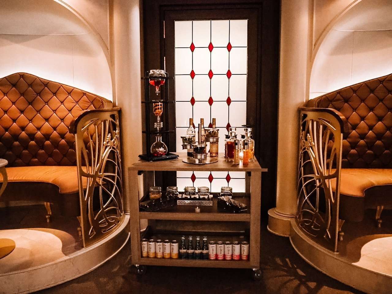 Disney Cruise Ship Bar Cart Lounge