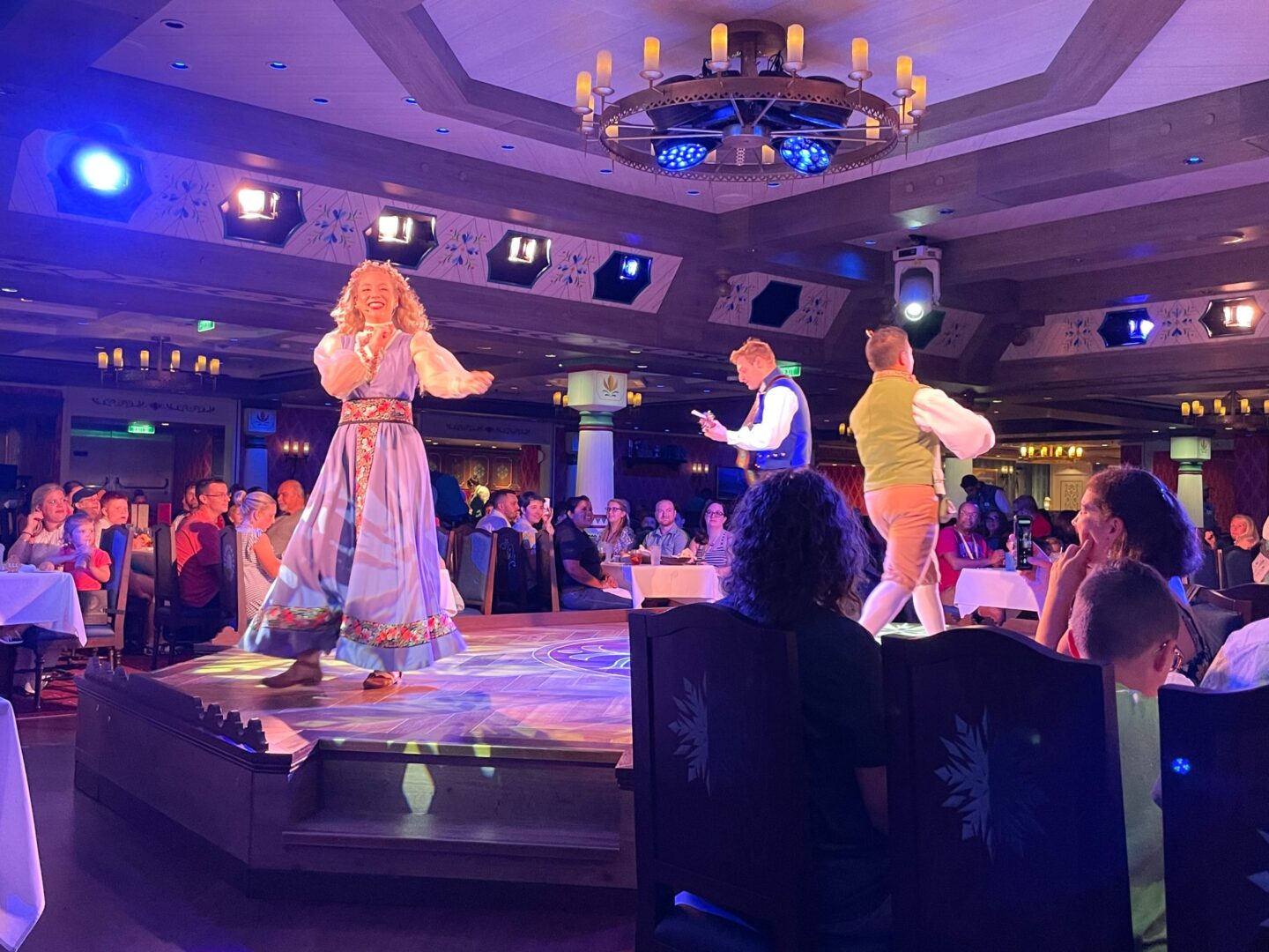 Arendelle Performers Disney Wish Cruise Restaurant