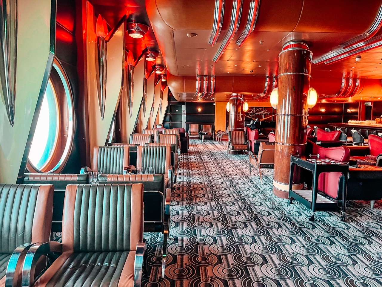 Cadillac Lounge on the Disney Wonder Cruise