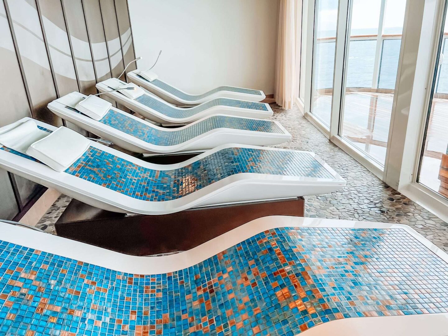 Rainforest Room Loungers at Senses Spa