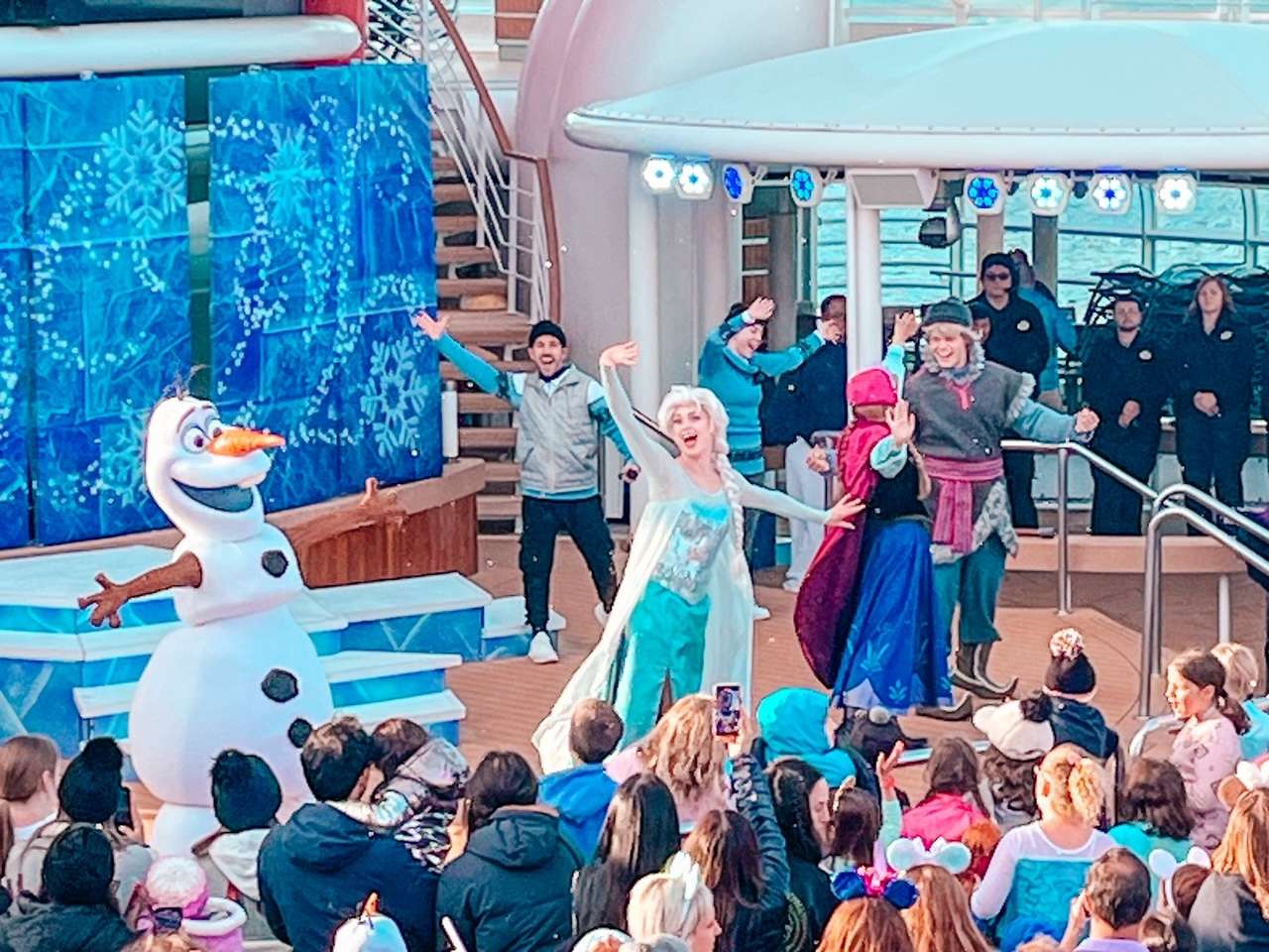Frozen Show on a Disney Cruise to Alaska