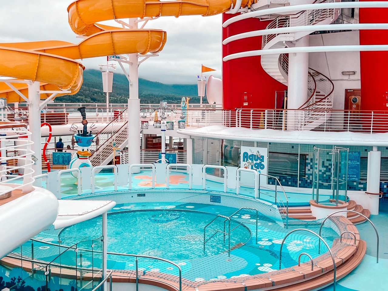 Disney Cruise Aqua Lab and Pool