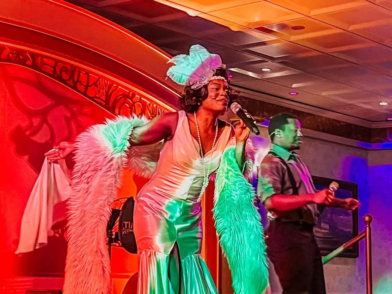 Tiana on the Disney Wonder Restaurant Show