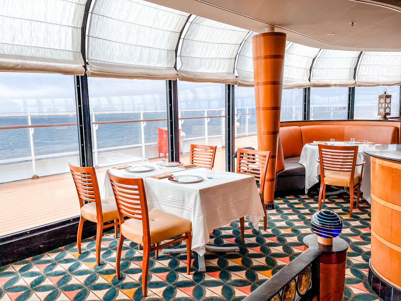 Views from the Palo Restaurant on a Disney Cruise