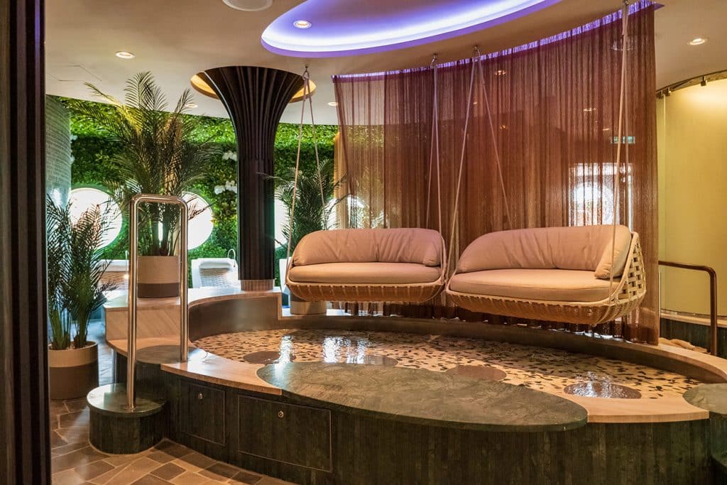 Disney Cruise Senses Spa Sofas Pedicure Station