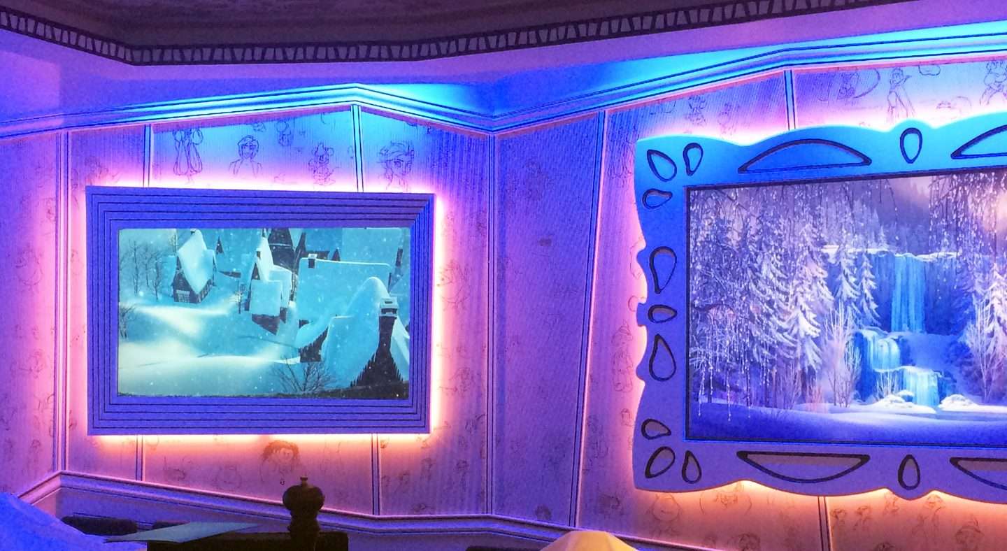Animators Palate Frozen Scenes Disney Cruise Restaurant
