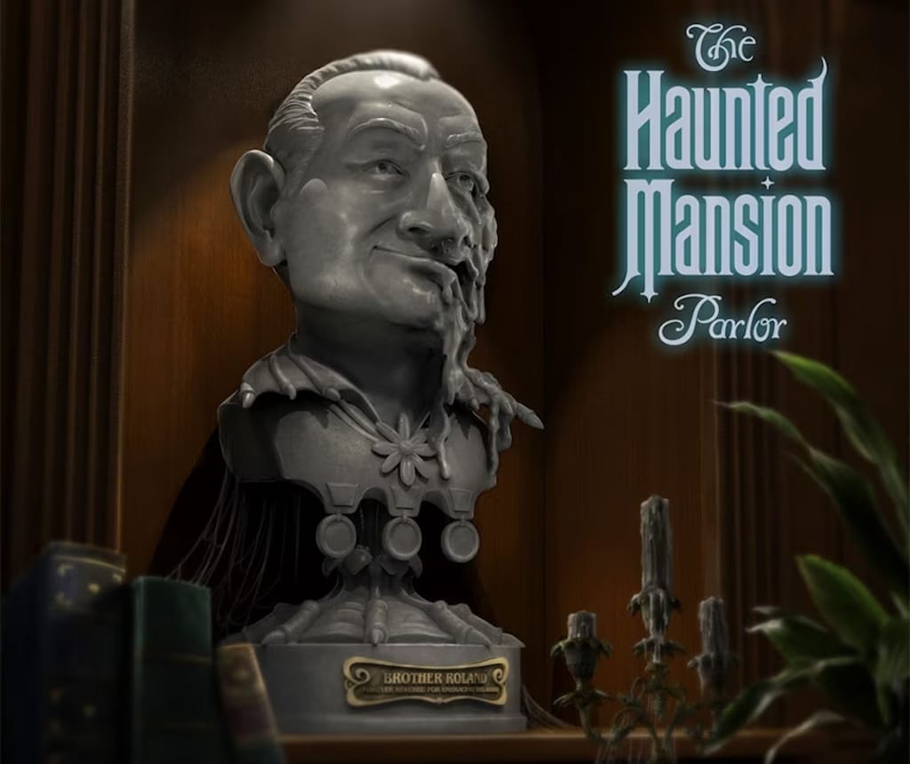 Haunted Mansion Parlor Rollie Crump Bust