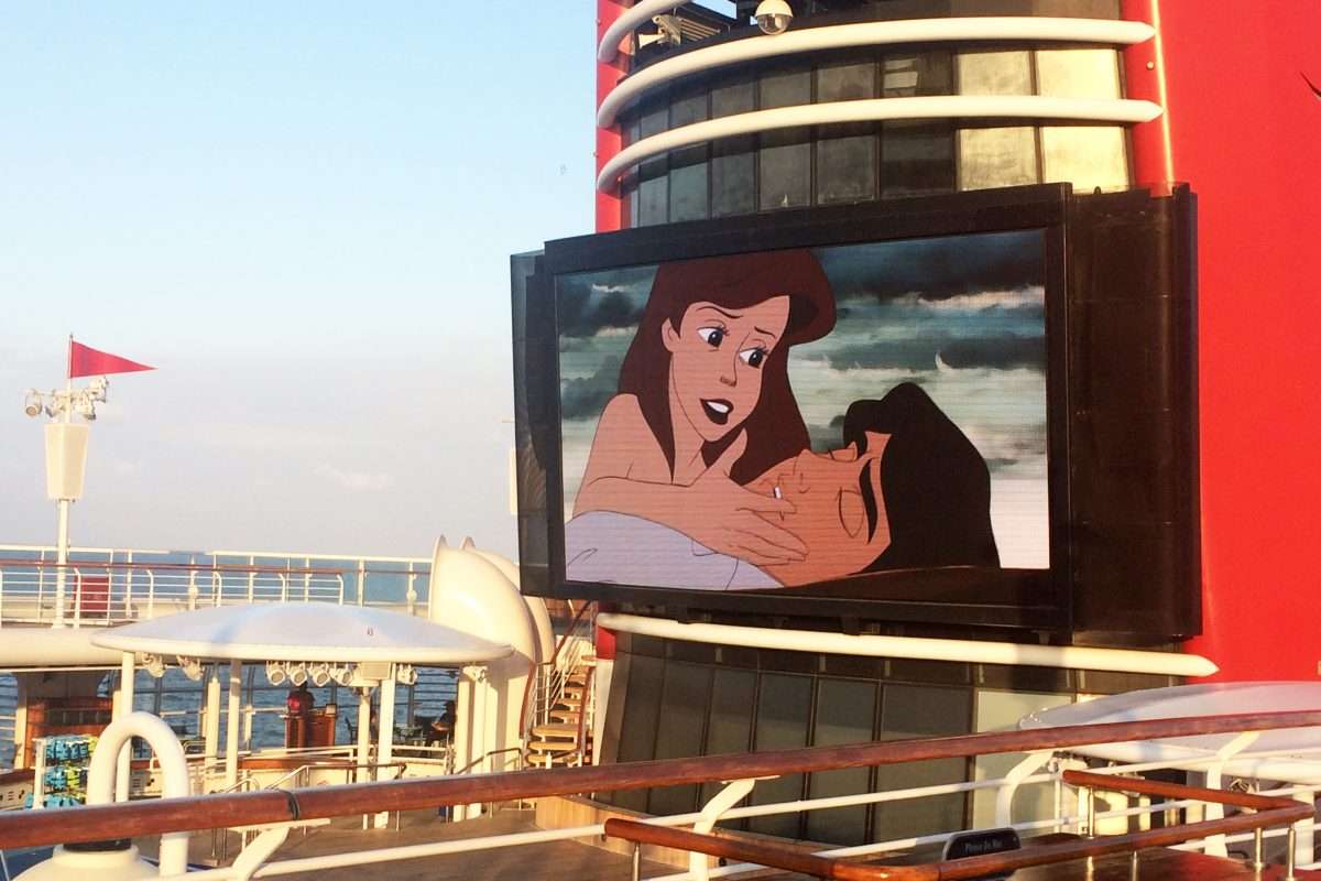 Little Mermaid on FunnelVision Disney Cruise