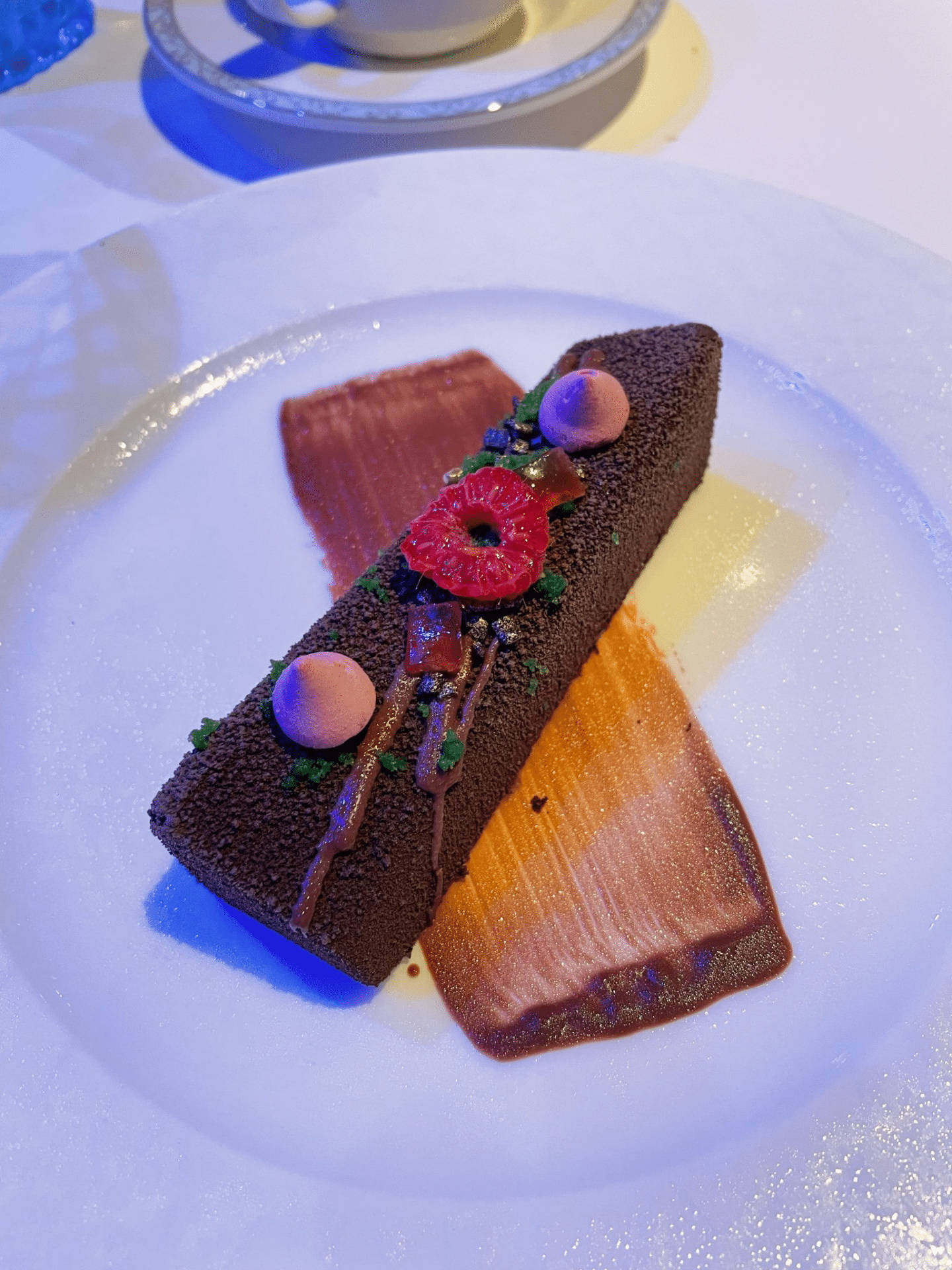 Chocolate Dessert Disney Wish Arendelle Restaurant Menu