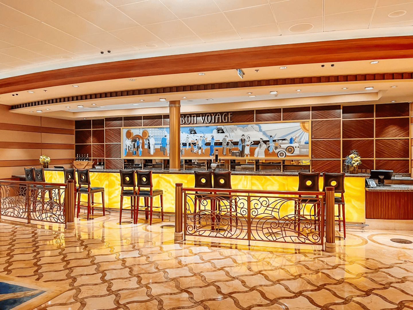 Disney Cruise Bon Voyage Lounge Disney Dream