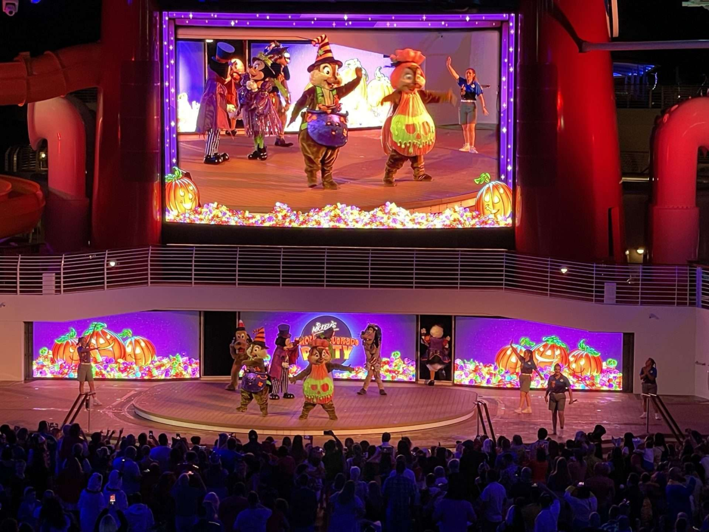 Halloween Deck Party for Halloween on the High Seas Disney Cruise