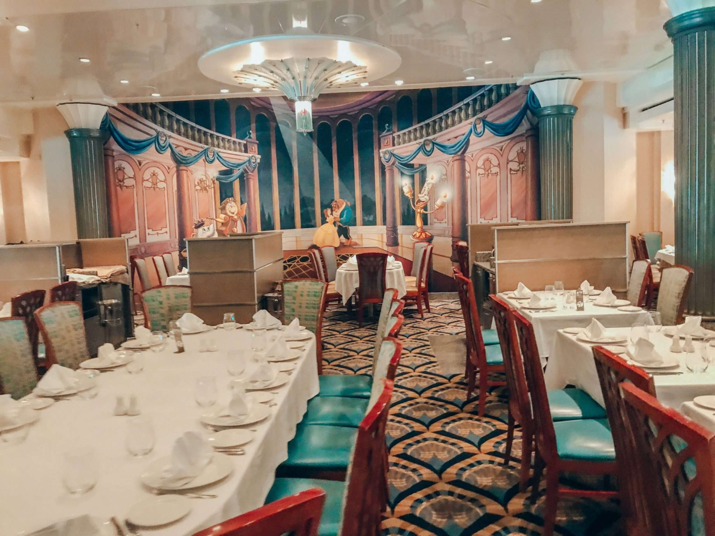Disney Cruise Ship Restaurants Royal court Restaurant
