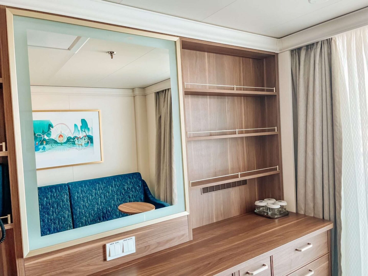 Disney Wish Stateroom Storage