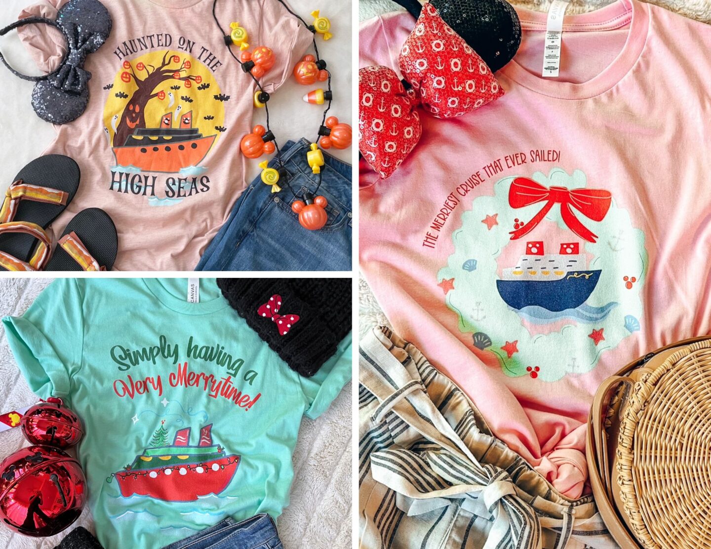 Disney Cruise Shirts for Halloween and Christmas