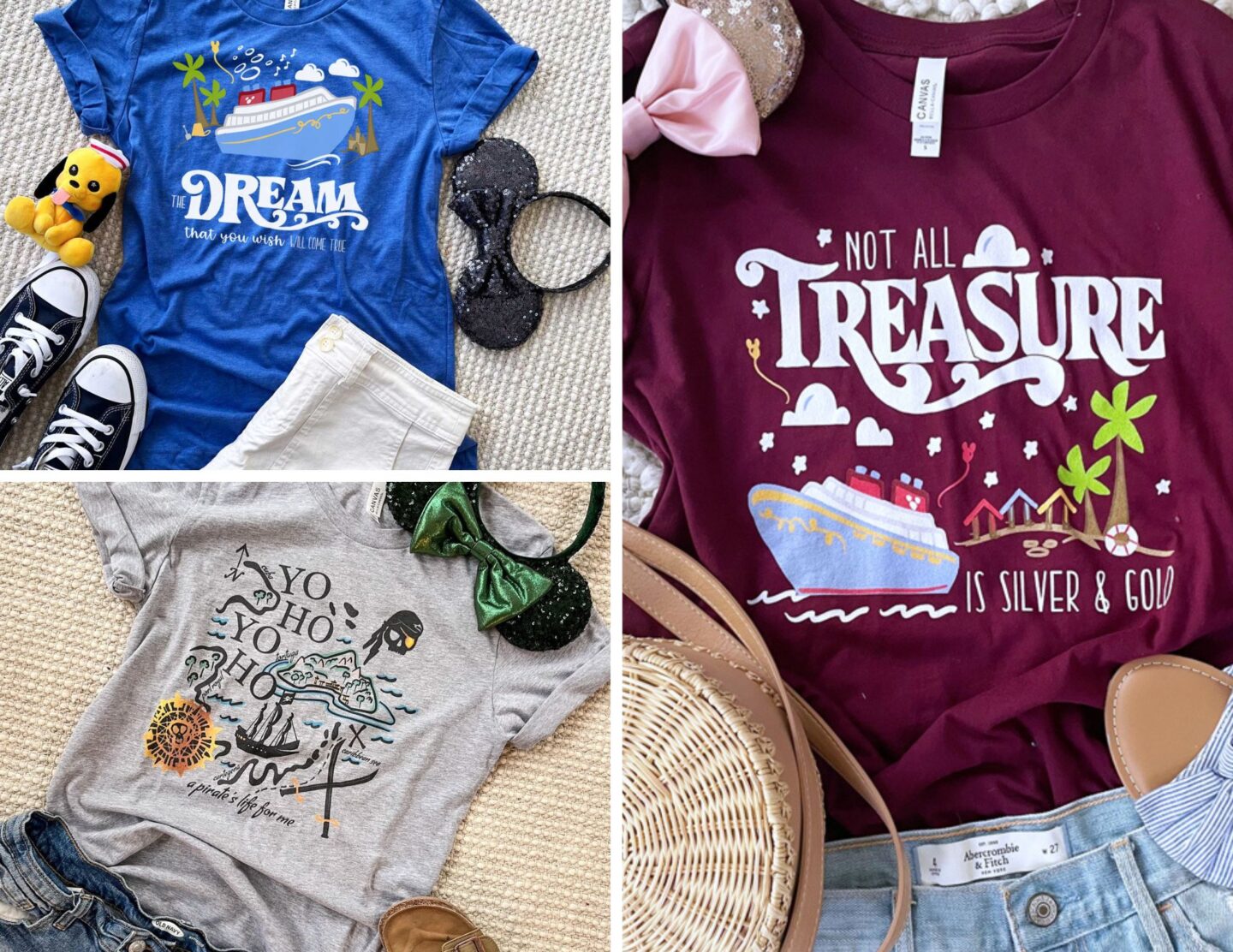 Disney Cruise Ship Shirts and Pirate Night Shirts