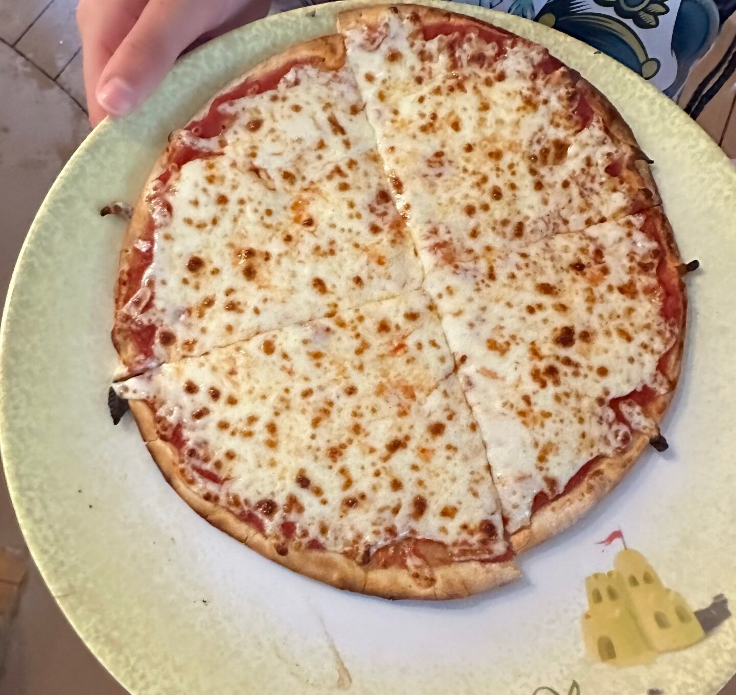Allergy-friendly pizza on Disney Cruise Line