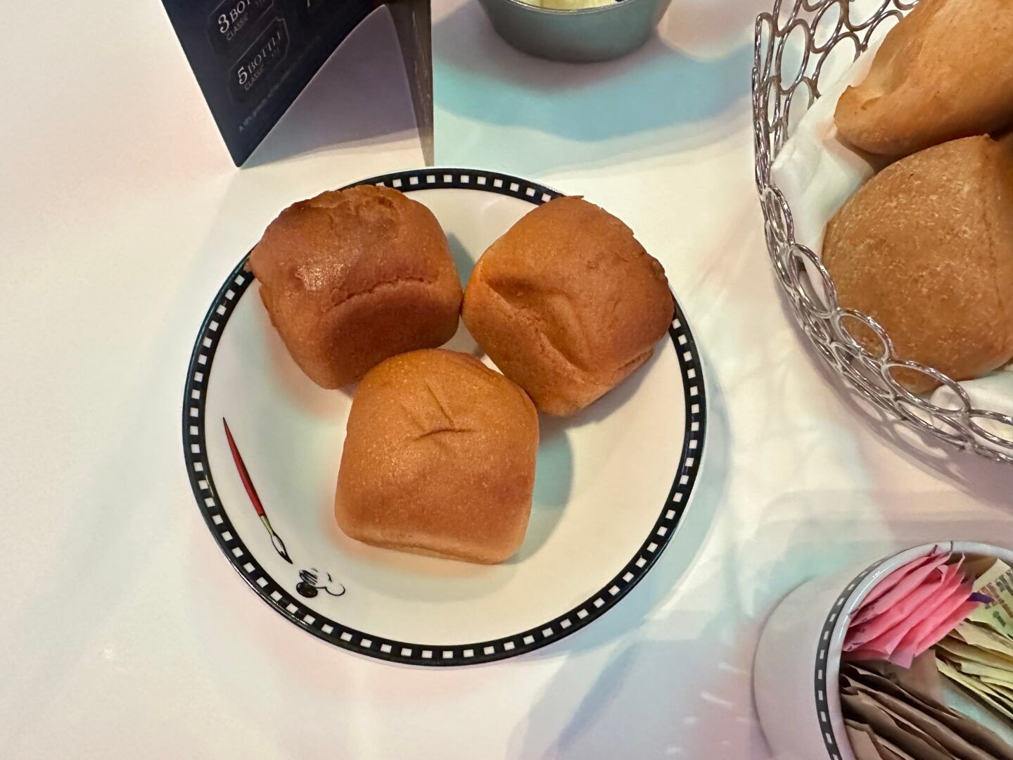 Animator's Palate Restaurant Rolls and Allergy Friendly Food DCL