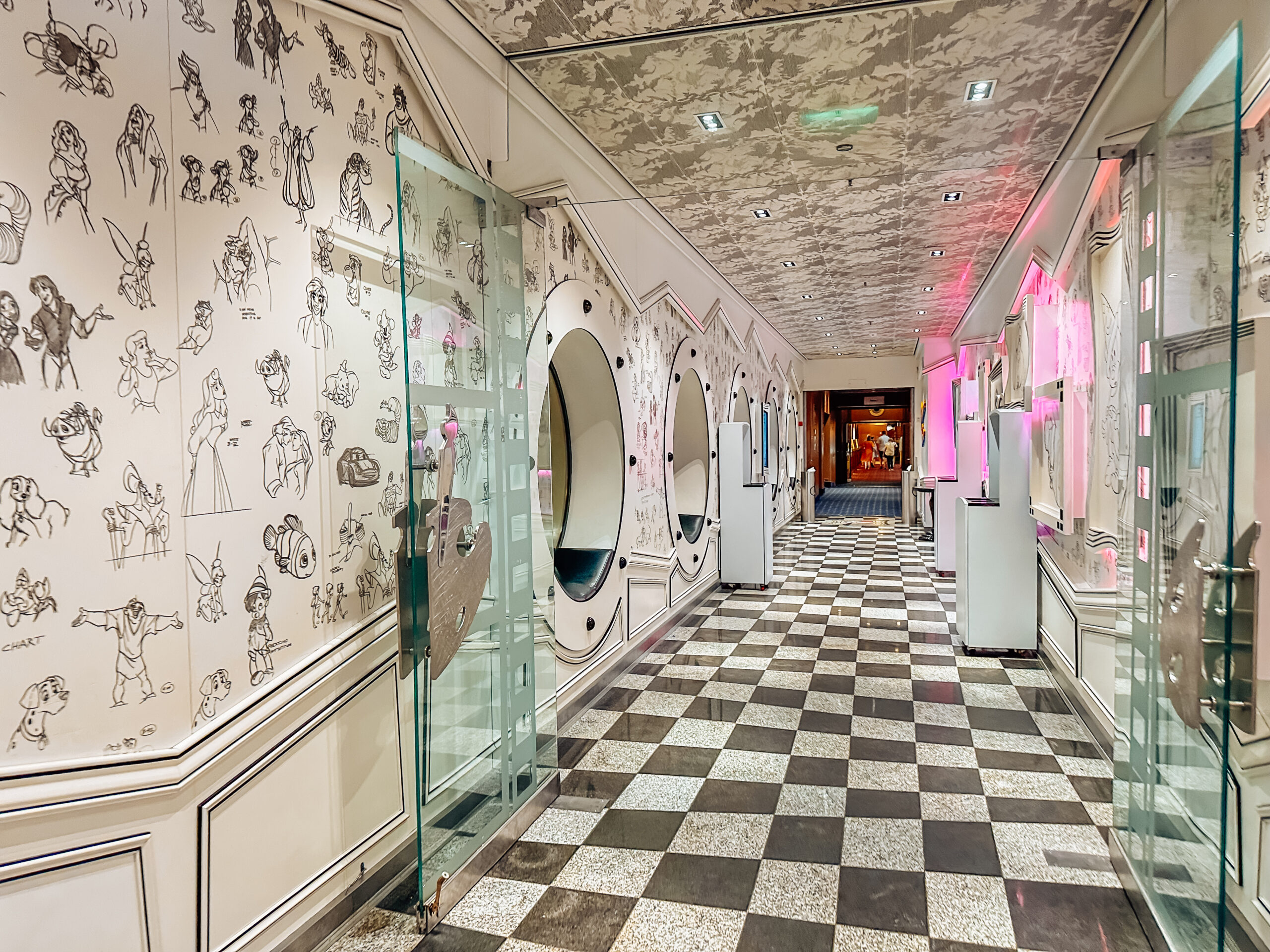 Animator's Palate Disney Magic. Main dining rooms on Disney Cruise Line. 