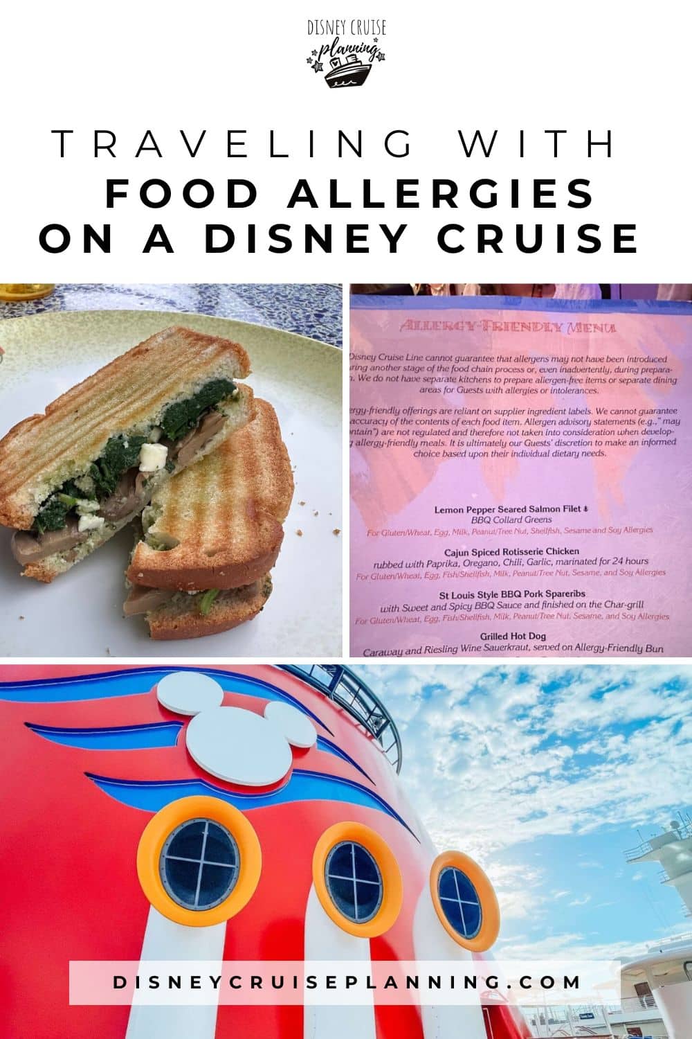 Traveling with Food Allergies on a Disney Cruise