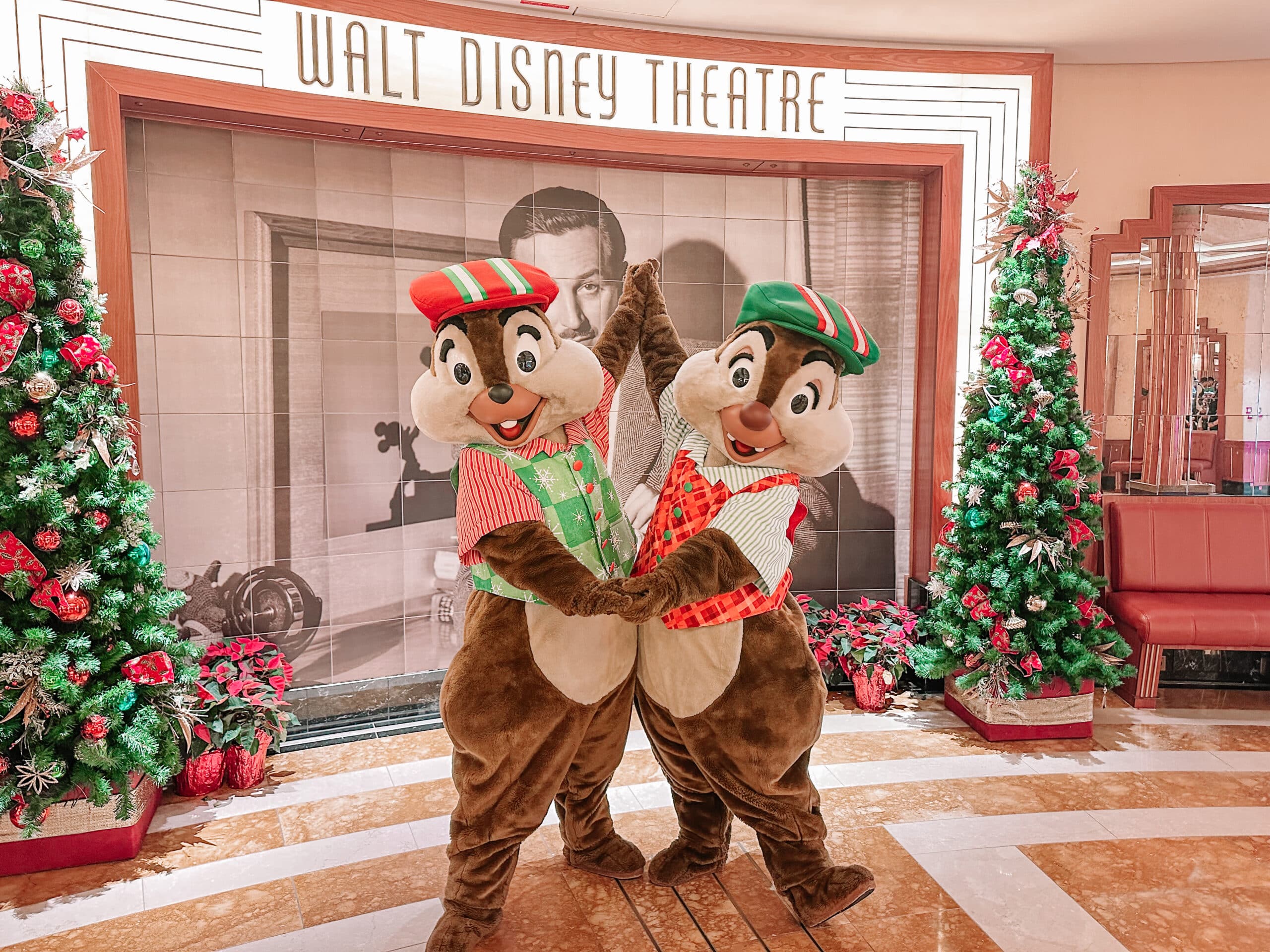 Chip and Dale Christmas Disney Cruise Very Merrytime Characters