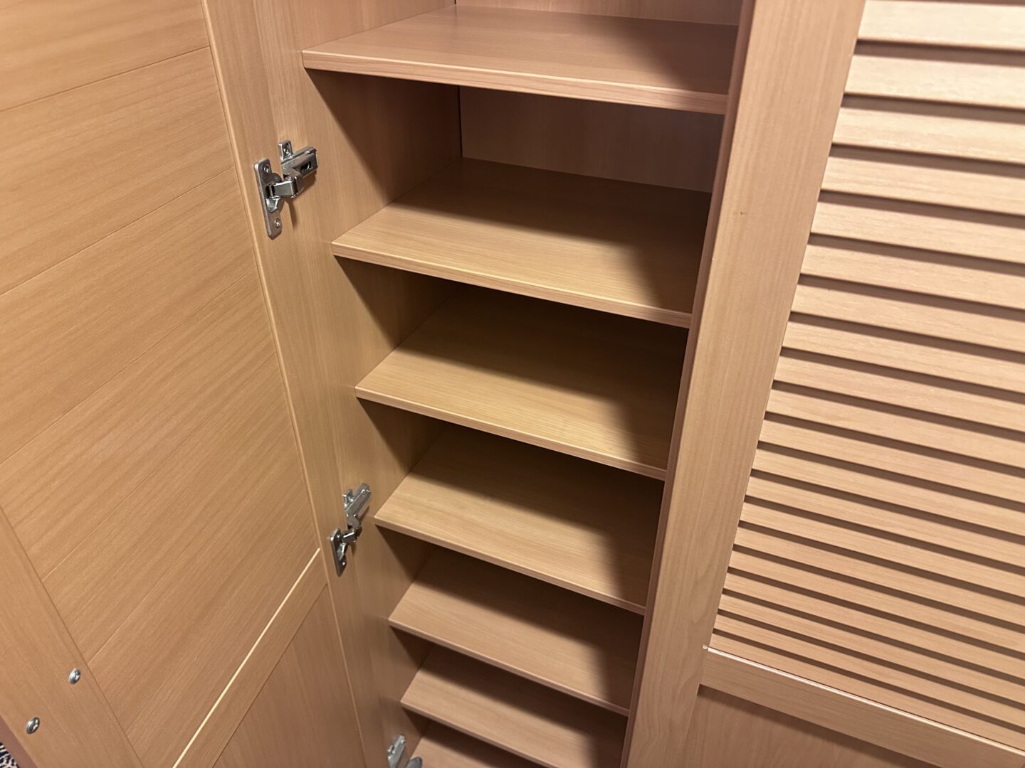 Disney Dream 8671 inside stateroom storage